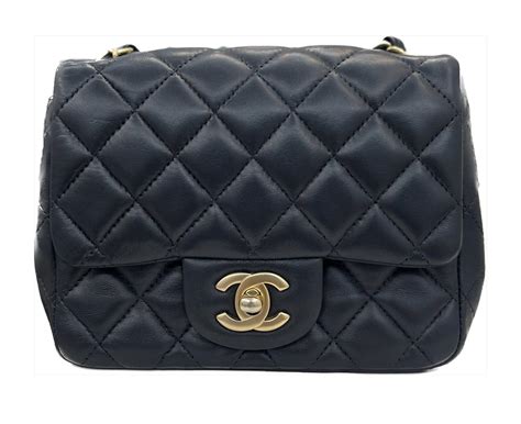 chanel navy classic flap|More.